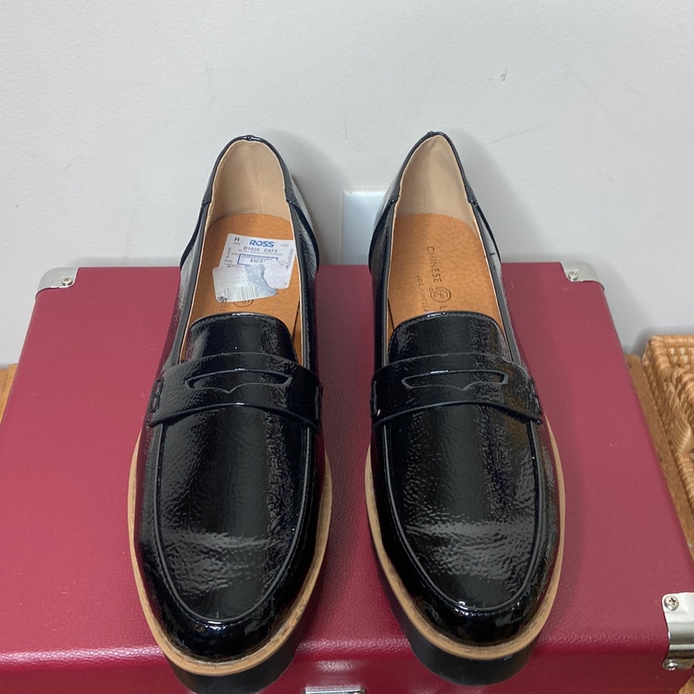 Patent leather Platform Loafer